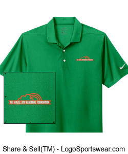 Nike Golf Polo - Kelly Green Design Zoom